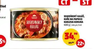 Penny Market Segedínský guláš nabídka