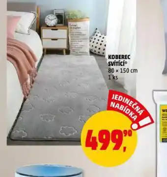 Penny Market Koberec svítící nabídka