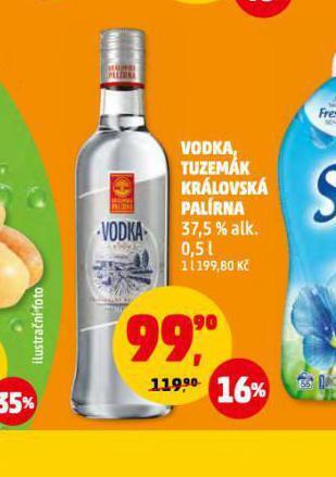Penny Market Vodka, tuzemák královská palírna nabídka