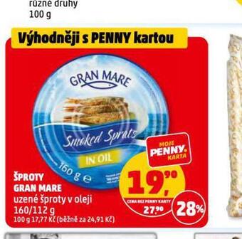 Penny Market Šproty gran mare nabídka