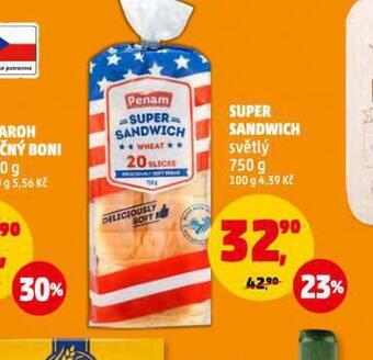 Penny Market Super sandwich nabídka