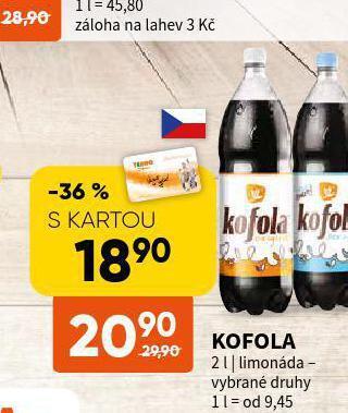 Terno Kofola 2l nabídka