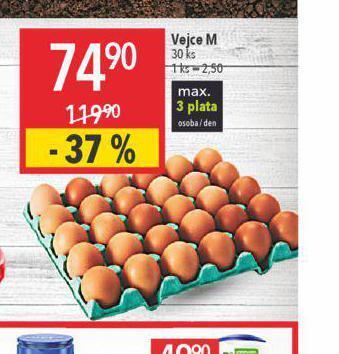 Globus Vejce m 30 ks nabídka