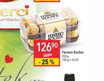 Globus Ferrero rocher nabídka