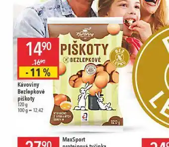 Globus Kávoviny bezlepkové piškoty nabídka
