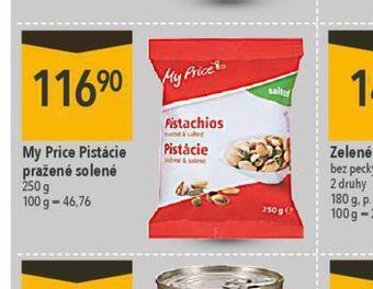 Globus My price pistácie pražené solené nabídka