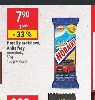 Globus Horalky arašídové, anita řezy nabídka