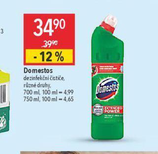 Globus Domestos dezinfekční čistič nabídka