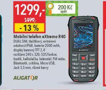 Globus Mobilní telefon aligator nabídka