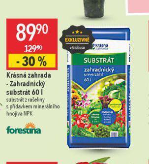 Globus Zahradnický substrát nabídka