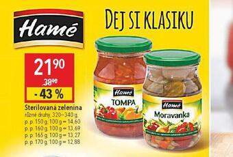Globus Sterilovaná zelenina nabídka