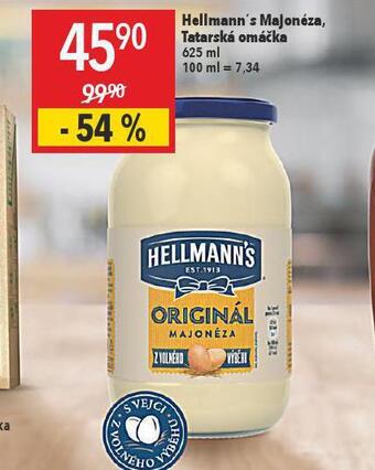 Globus Hellmann´s tatarská omáčka, majonéza nabídka