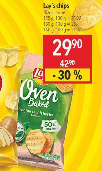 Globus Lay´s chips nabídka