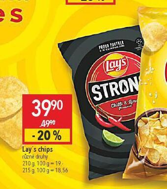 Globus Lay´s chips nabídka