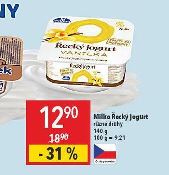 Globus Milko řecký jogurt nabídka