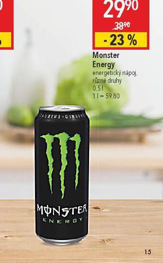 Globus Monster energy nabídka