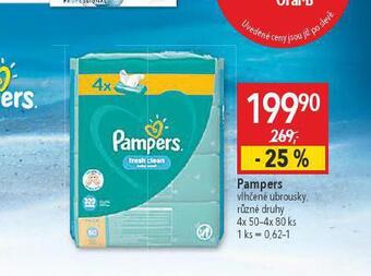 Globus Pampers dětské plenky nabídka