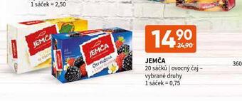 Terno Jemča ovocný čaj nabídka