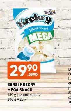 Terno Bersi krekry mega snack nabídka