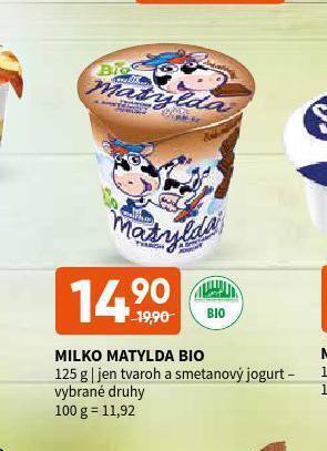 Terno Milko matylda bio nabídka