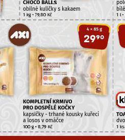 Terno Axi komplení krmivo pro dospělé kočky nabídka