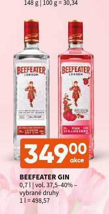 Terno Beefeater gin nabídka