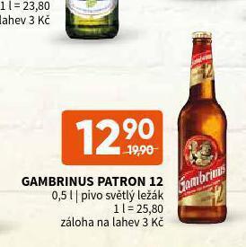 Terno Pivo gambrinus patron 12 nabídka