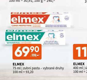 Terno Elmex zubní pasta nabídka
