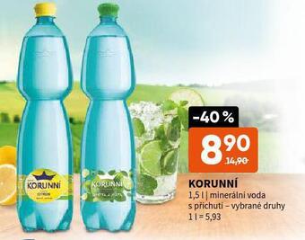 Terno Korunní s příchutí nabídka