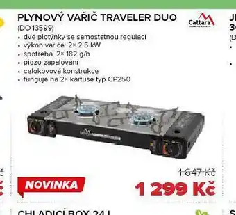 Plynový vařič traveler duo