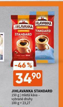 Terno Jihlavanka standard mletá káva nabídka