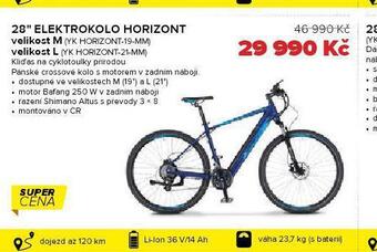 Auto Kelly 28" elektrokolo horizont nabídka