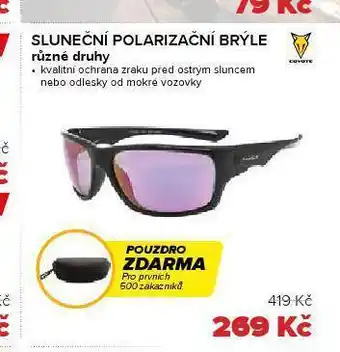 Sluneční polarizační brýle
