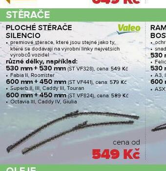 Auto Kelly Ploché stěrače silencio nabídka