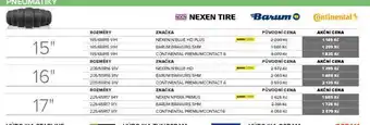Pneumatiky 205/55r16 91 v nexen