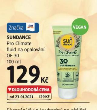 dm drogerie Sundance fluid na opalování nabídka