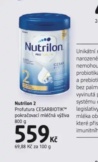 dm drogerie Nutrilon 2 pokračovací mléčná výživa nabídka
