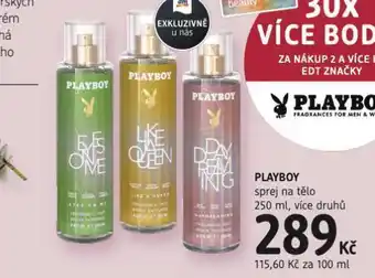 Playboy sprej na tělo