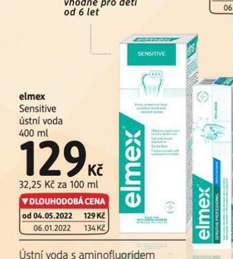 dm drogerie Elmex sensitive ústní voda nabídka