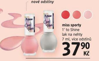 dm drogerie Miss sporty lak na nehty nabídka