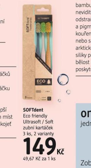 dm drogerie Softdent zubní kartáček nabídka