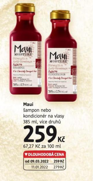 dm drogerie Maui šampon, kondicioner nabídka
