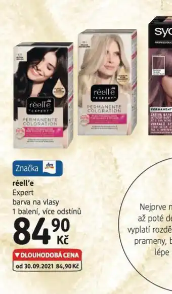 dm drogerie Réell´e expert barva na vlasy nabídka