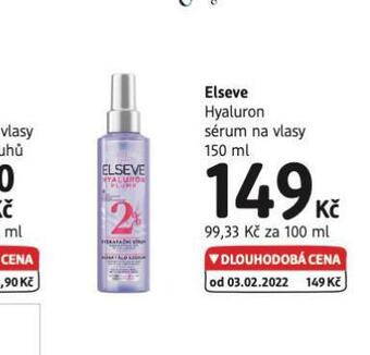 dm drogerie Elseve sérum na vlasy nabídka