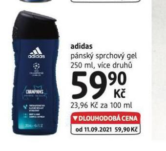 dm drogerie Adidas sprchový gel nabídka