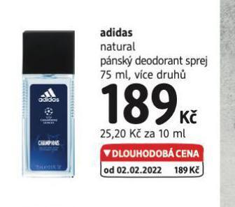 dm drogerie Adidas deodorant nabídka