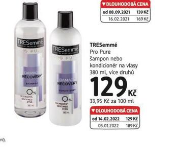 dm drogerie Tresemmé šampon nabídka