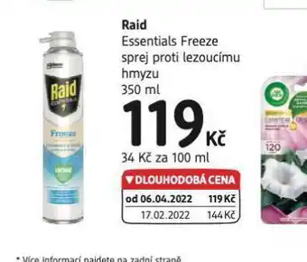 dm drogerie Raid sprej proti lezoucímu hmyzu nabídka