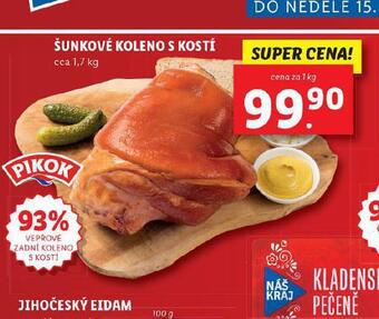 Lidl Šunkové koleno s kostí nabídka