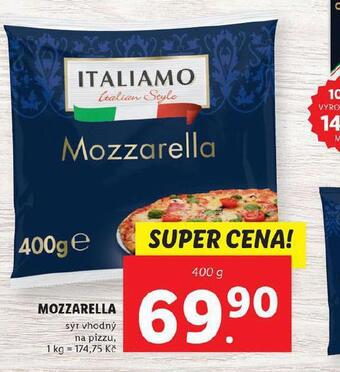 Lidl Mozzarella nabídka